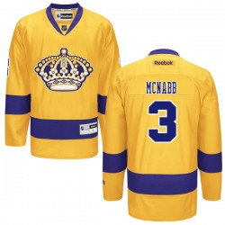 Los Angeles Kings Brayden Mcnabb Official Gold Reebok Premier Adult Alternate NHL Hockey Jersey