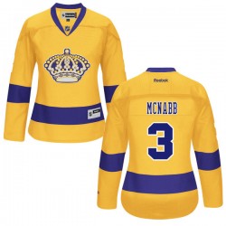 Los Angeles Kings Brayden Mcnabb Official Gold Reebok Authentic Women's Alternate NHL Hockey Jersey