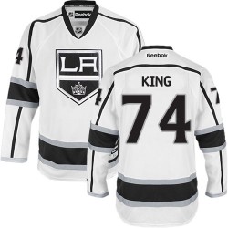 Los Angeles Kings Dwight King Official White Reebok Authentic Adult Away NHL Hockey Jersey