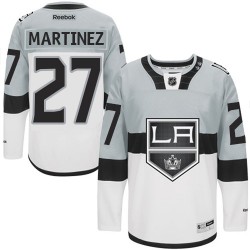 Los Angeles Kings Alec Martinez Official White Reebok Authentic Adult /Grey 2015 Stadium Series NHL Hockey Jersey