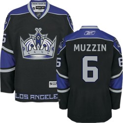 Los Angeles Kings Jake Muzzin Official Black Reebok Authentic Adult Third NHL Hockey Jersey