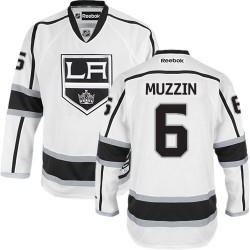 Los Angeles Kings Jake Muzzin Official White Reebok Authentic Adult Away NHL Hockey Jersey