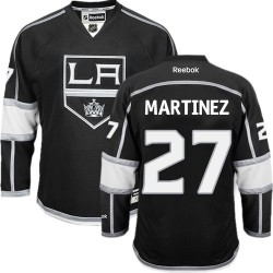 Los Angeles Kings Alec Martinez Official Black Reebok Premier Adult Home NHL Hockey Jersey