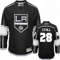 Los Angeles Kings Jarret Stoll Official Black Reebok Authentic Adult Home NHL Hockey Jersey