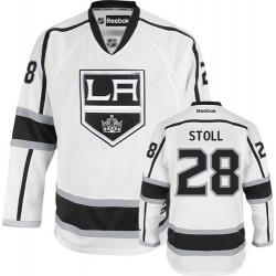 Los Angeles Kings Jarret Stoll Official White Reebok Authentic Adult Away NHL Hockey Jersey