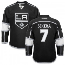 Los Angeles Kings Andrej Sekera Official Black Reebok Premier Adult Home NHL Hockey Jersey