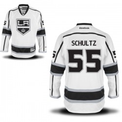 Los Angeles Kings Jeff Schultz Official White Reebok Premier Adult Away NHL Hockey Jersey