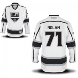 Los Angeles Kings Jordan Nolan Official White Reebok Premier Adult Away NHL Hockey Jersey