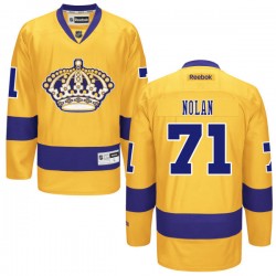 Los Angeles Kings Jordan Nolan Official Gold Reebok Authentic Adult Alternate NHL Hockey Jersey