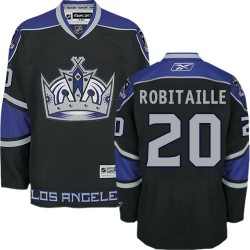 Los Angeles Kings Luc Robitaille Official Black Reebok Authentic Adult Third NHL Hockey Jersey