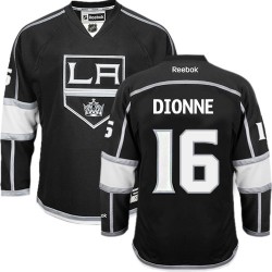 Los Angeles Kings Marcel Dionne Official Black Reebok Authentic Adult Home NHL Hockey Jersey