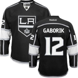 Los Angeles Kings Marian Gaborik Official Black Reebok Authentic Adult Home NHL Hockey Jersey