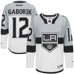 Los Angeles Kings Marian Gaborik Official White Reebok Authentic Adult /Grey 2015 Stadium Series NHL Hockey Jersey