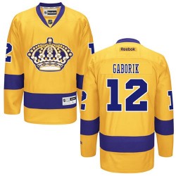 Los Angeles Kings Marian Gaborik Official Gold Reebok Premier Adult Third NHL Hockey Jersey