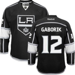 Los Angeles Kings Marian Gaborik Official Black Reebok Premier Youth Home NHL Hockey Jersey
