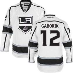 Los Angeles Kings Marian Gaborik Official White Reebok Premier Youth Away NHL Hockey Jersey