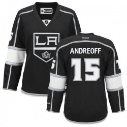 Los Angeles Kings Andy Andreoff Official Black Reebok Premier Women's Home NHL Hockey Jersey