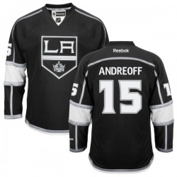 Los Angeles Kings Andy Andreoff Official Black Reebok Authentic Adult Home NHL Hockey Jersey