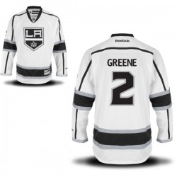 Los Angeles Kings Matt Greene Official White Reebok Premier Adult Away NHL Hockey Jersey