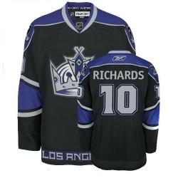 Los Angeles Kings Mike Richards Official Black Reebok Authentic Adult Third NHL Hockey Jersey