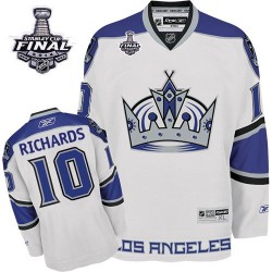 Los Angeles Kings Mike Richards Official White Reebok Premier Adult 2014 Stanley Cup NHL Hockey Jersey