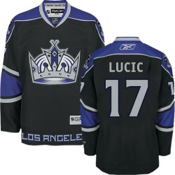 Los Angeles Kings Milan Lucic Official Black Reebok Authentic Adult Third NHL Hockey Jersey