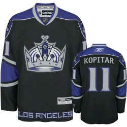Los Angeles Kings Anze Kopitar Official Black Reebok Authentic Adult Third NHL Hockey Jersey