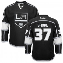 Los Angeles Kings Nick Shore Official Black Reebok Authentic Adult Home NHL Hockey Jersey