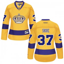 Los Angeles Kings Nick Shore Official Gold Reebok Authentic Women's Alternate NHL Hockey Jersey
