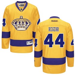 Los Angeles Kings Robyn Regehr Official Gold Reebok Authentic Adult Third NHL Hockey Jersey