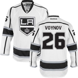 Los Angeles Kings Slava Voynov Official White Reebok Premier Adult Away NHL Hockey Jersey