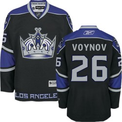 Los Angeles Kings Slava Voynov Official Black Reebok Authentic Adult Third NHL Hockey Jersey
