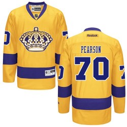Los Angeles Kings Tanner Pearson Official Gold Reebok Premier Adult Third NHL Hockey Jersey