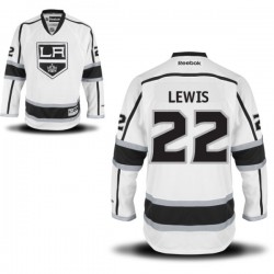 Los Angeles Kings Trevor Lewis Official White Reebok Authentic Adult Away NHL Hockey Jersey