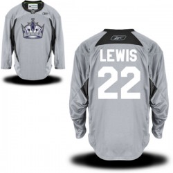 Los Angeles Kings Trevor Lewis Official Reebok Authentic Adult Gray Practice Team NHL Hockey Jersey