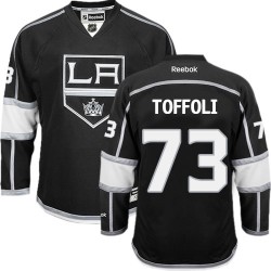 Los Angeles Kings Tyler Toffoli Official Black Reebok Authentic Adult Home NHL Hockey Jersey