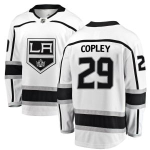 Los Angeles Kings Pheonix Copley Official White Fanatics Branded Breakaway Adult Away NHL Hockey Jersey