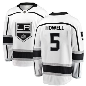Los Angeles Kings Harry Howell Official White Fanatics Branded Breakaway Adult Away NHL Hockey Jersey