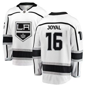 Los Angeles Kings Eddie Joyal Official White Fanatics Branded Breakaway Adult Away NHL Hockey Jersey