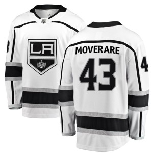 Los Angeles Kings Jacob Moverare Official White Fanatics Branded Breakaway Adult Away NHL Hockey Jersey
