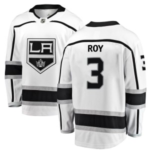 Los Angeles Kings Matt Roy Official White Fanatics Branded Breakaway Adult Away NHL Hockey Jersey