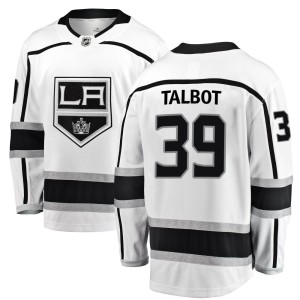 Los Angeles Kings Cam Talbot Official White Fanatics Branded Breakaway Adult Away NHL Hockey Jersey
