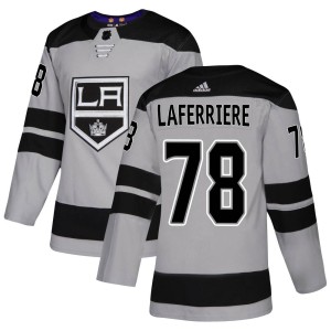 Los Angeles Kings Alex Laferriere Official Gray Adidas Authentic Adult Alternate NHL Hockey Jersey