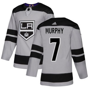 Los Angeles Kings Mike Murphy Official Gray Adidas Authentic Adult Alternate NHL Hockey Jersey