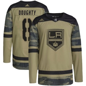 Los Angeles Kings Drew Doughty Official Camo Adidas Authentic Youth Military Appreciation Practice NHL Hockey Jersey