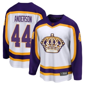 Los Angeles Kings Mikey Anderson Official White Fanatics Branded Breakaway Adult Special Edition 2.0 NHL Hockey Jersey