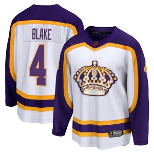 Los Angeles Kings Rob Blake Official White Fanatics Branded Breakaway Adult Special Edition 2.0 NHL Hockey Jersey
