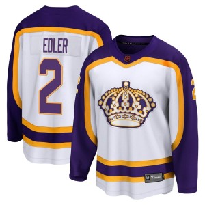 Los Angeles Kings Alexander Edler Official White Fanatics Branded Breakaway Adult Special Edition 2.0 NHL Hockey Jersey