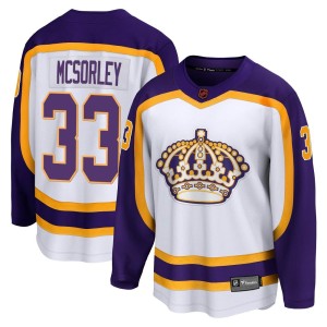 Los Angeles Kings Marty Mcsorley Official White Fanatics Branded Breakaway Adult Special Edition 2.0 NHL Hockey Jersey