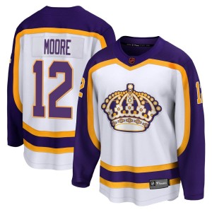 Los Angeles Kings Trevor Moore Official White Fanatics Branded Breakaway Adult Special Edition 2.0 NHL Hockey Jersey